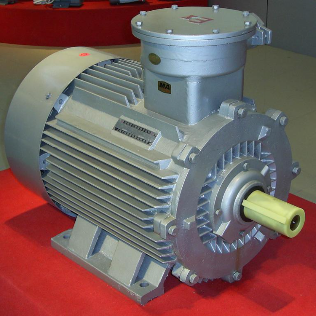 YE3-250M-4防爆电机45°角实拍